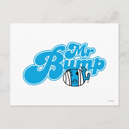 Herr Bump Logo 1 Postkarte (Vorderseite)