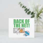 Herr Bump & Mr. Tickle Playing Soccer Postkarte (Stehend Vorderseite)