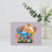 Herr Bump | Psychedelic Thumb Verletzung Postkarte (Stehend Vorderseite)
