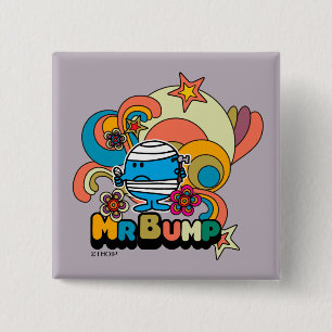 Herr Bump Psychedelische Daumenverletzung Button