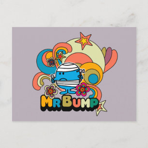 Herr Bump Psychedelische Daumenverletzung Postkarte