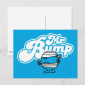 Herr Bump | Verbundener Daumen Postkarte (Vorne/Hinten)