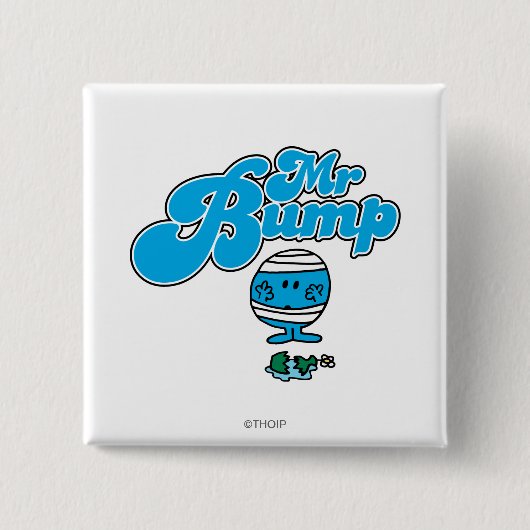 Herr Bump | Zerbrochene Vase Button (Vorderseite)