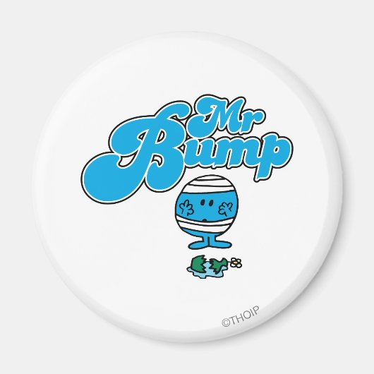 Herr Bump | Zerbrochene Vase Magnet (Vorne)