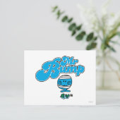 Herr Bump | Zerbrochene Vase Postkarte (Stehend Vorderseite)