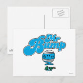 Herr Bump | Zerbrochene Vase Postkarte (Vorne/Hinten)