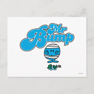 Herr Bump Zerbrochene Vase Postkarte