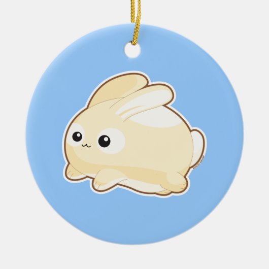 Herr Bunny Keramik Ornament (Vorne)