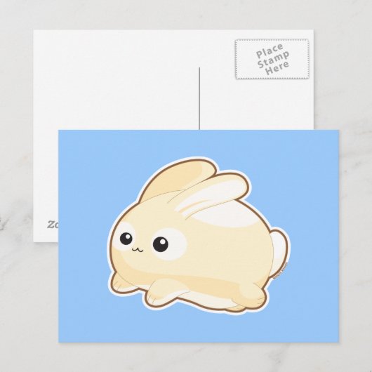 Herr Bunny Postkarte (Vorne/Hinten)