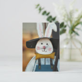 Herr Bunny Postkarte (Stehend Vorderseite)