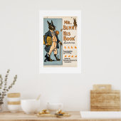 Herr Bunny, sein Buch - Adam L. Sutton Poster (Küche)