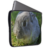 Herr Bunnys Close Up Laptopschutzhülle (Vorne Rechts)