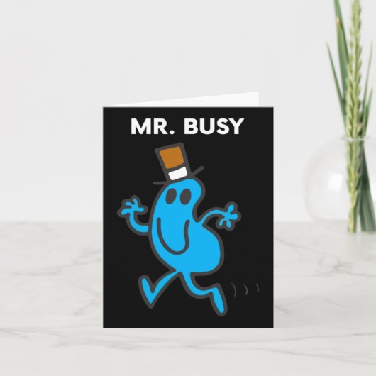 Herr Busy Karte (Vorderseite)