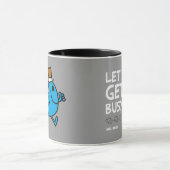 Herr Busy | Lasst uns den weißen Text besetzen Tasse (Zentrum)
