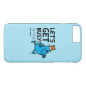 Herr Busy | Lasst uns schwarzen Text besetzen Case-Mate iPhone Hülle (Rückseite (Horizontal))