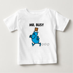 Herr Busy läuft schnell Baby T-shirt