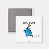 Herr Busy läuft schnell Magnet (Vorderseite/Rückseite)