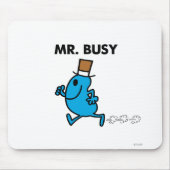 Herr Busy läuft schnell Mousepad (Vorne)