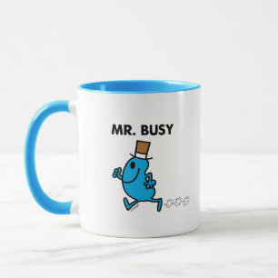 Herr Busy läuft schnell Tasse