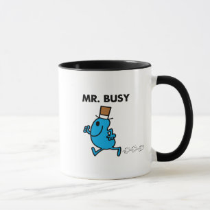 Herr Busy läuft schnell Tasse