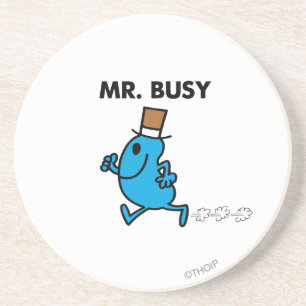 Herr Busy läuft schnell Untersetzer