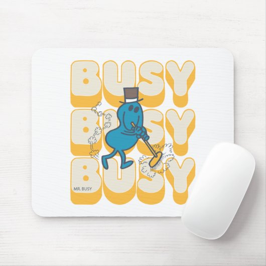 Herr Busy Sweeping Mousepad (Mit Mouse)