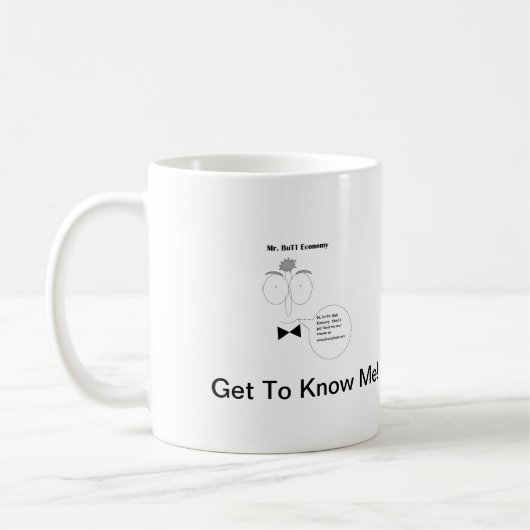 Herr Butt Economy Kaffeetasse (Links)