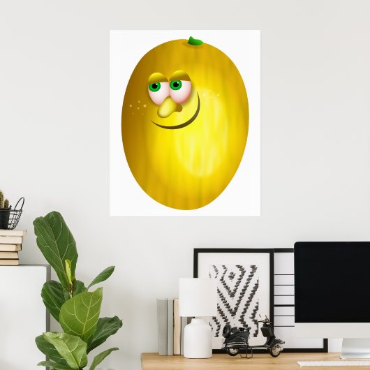 Herr Canary Melon Poster (Heimbüro)