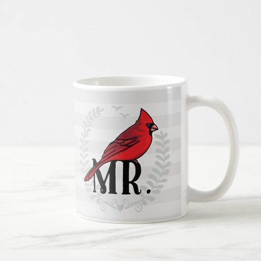 Herr Cardinal Herr und Frau His und ihrs Kaffeetasse (Rechts)