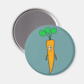 Herr Carrot Magnet (Vorderseite/Rückseite)
