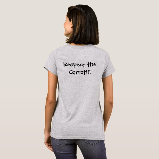Herr Carrot T-Shirt (Schwarz voll)