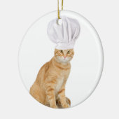 Herr Cat Chef To You Keramikornament (Links)