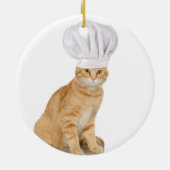 Herr Cat Chef To You Keramikornament (Hinten)