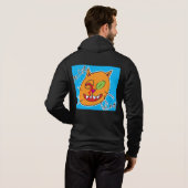Herr Cat von Eli - Zip Hoodie (Schwarz voll)