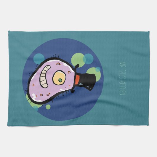 Herr Cell Geschirrtuch (Horizontal)