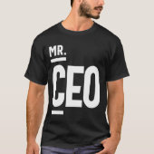 Herr CEO für Unternehmertum, Funny Business T-Shirt (Vorderseite)