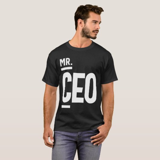 Herr CEO für Unternehmertum, Funny Business T-Shirt (Vorne ganz)