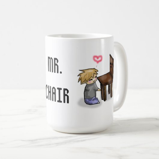 Herr Chair Pewdiepie Mug Kaffeetasse (VorderseiteRechts)