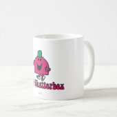 Herr Chatterbox Logo und Telefon Kaffeetasse (VorderseiteRechts)