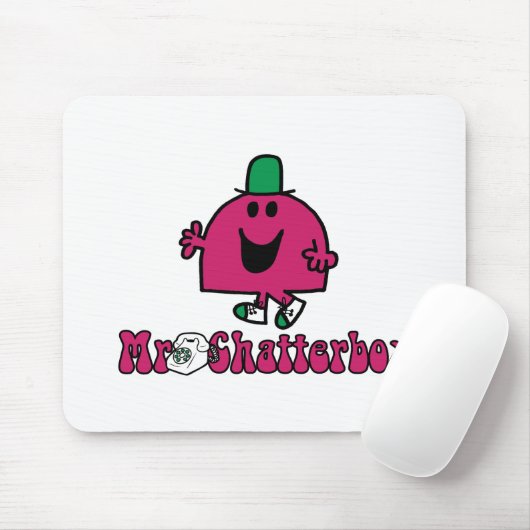 Herr Chatterbox Logo und Telefon Mousepad (Mit Mouse)