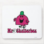 Herr Chatterbox Logo und Telefon Mousepad (Vorne)