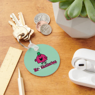 Herr Chatterbox Logo und Telefon Schlüsselanhänger