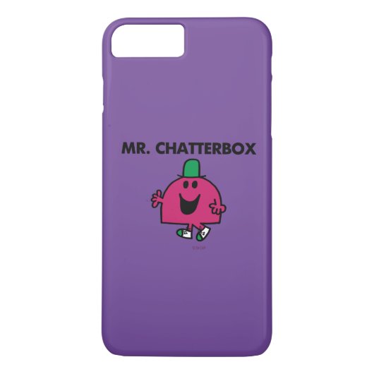 Herr Chatterbox Waving Hello Case-Mate iPhone Hülle (Rückseite)