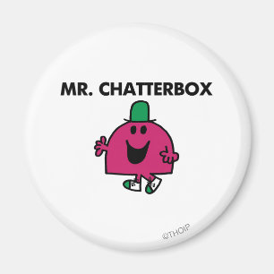 Herr Chatterbox Waving Hello Magnet