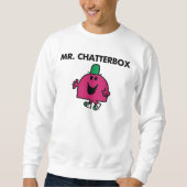 Herr Chatterbox Waving Hello Sweatshirt (Vorderseite)