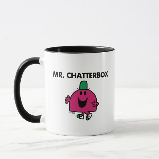 Herr Chatterbox Waving Hello Tasse (Links)