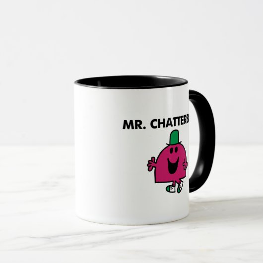 Herr Chatterbox Waving Hello Tasse (VorderseiteRechts)