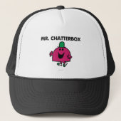 Herr Chatterbox Waving Hello Truckerkappe (Vorderseite)