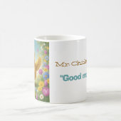 Herr Chicken sagt guten Morgen Kaffeetasse (Mittel)