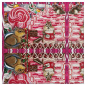 Herr Chip & Frau Elizabeth Fabric Stoff (Nahaufnahme)